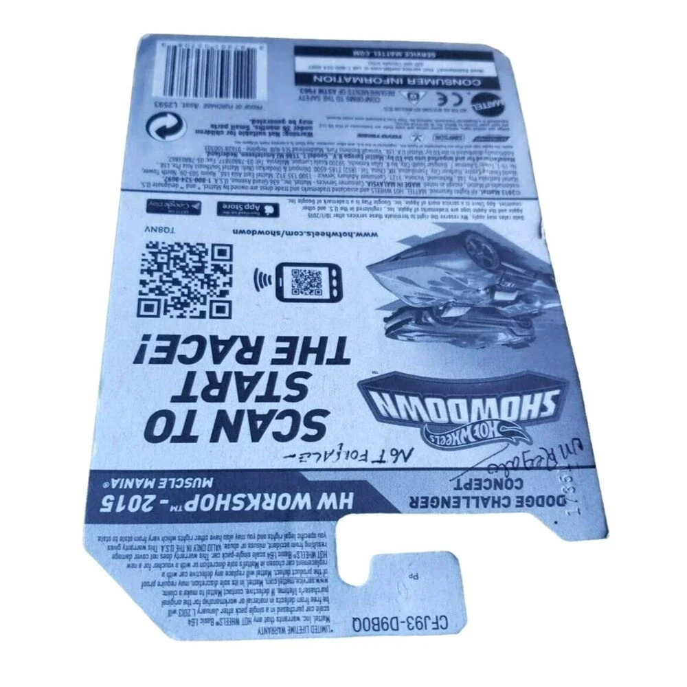 2015 Hot Wheels DODGE CHALLENGER CONCEPT ZAMAC 017 2015 HW Workshop 234/250 1:64